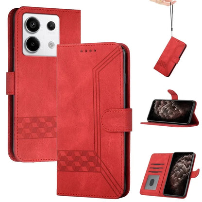 YX0010 Series for Xiaomi Redmi Note 13 Pro 5G / Poco X6 5G Magnetic Phone Case Imprinted Stand Cover
