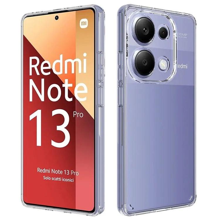 For Xiaomi Redmi Note 13 Pro 4G / Poco M6 Pro 4G Clear Case TPU+Acrylic Back Phone Cover