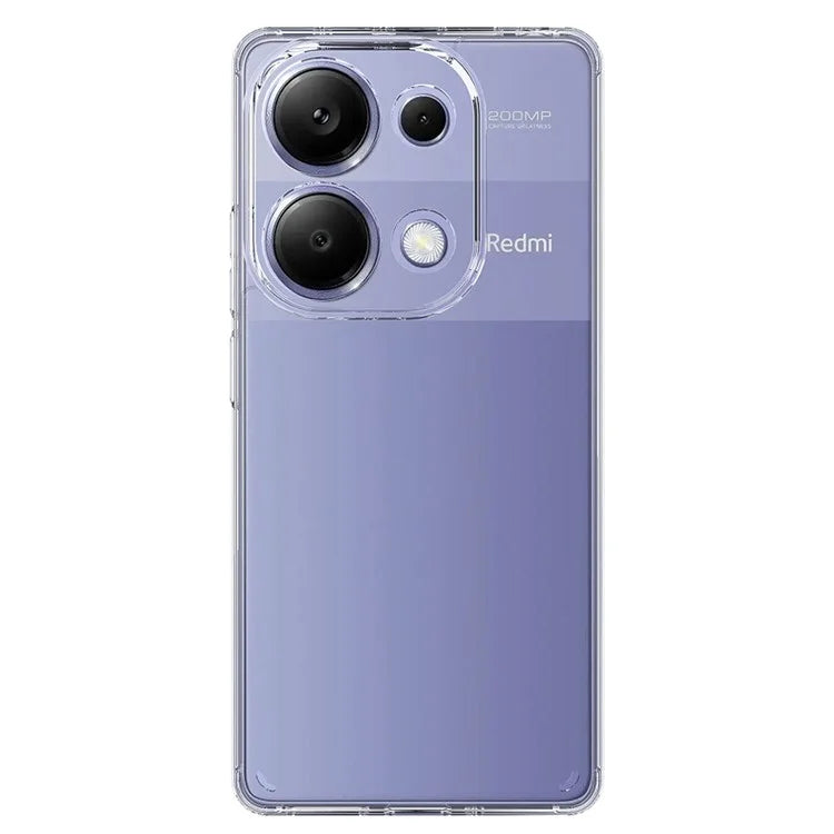 For Xiaomi Redmi Note 13 Pro 4G / Poco M6 Pro 4G Clear Case TPU+Acrylic Back Phone Cover