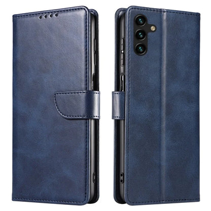 For Samsung Galaxy A24 4G (162.1 x 77.6 x 8.3mm) Wallet Case Calf Texture Leather+TPU Phone Cover
