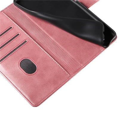 For Samsung Galaxy A25 5G (Global) (161.0 x 76.5 x 8.3mm) Case Leather Card Slots Phone Cover with  Calf Texture