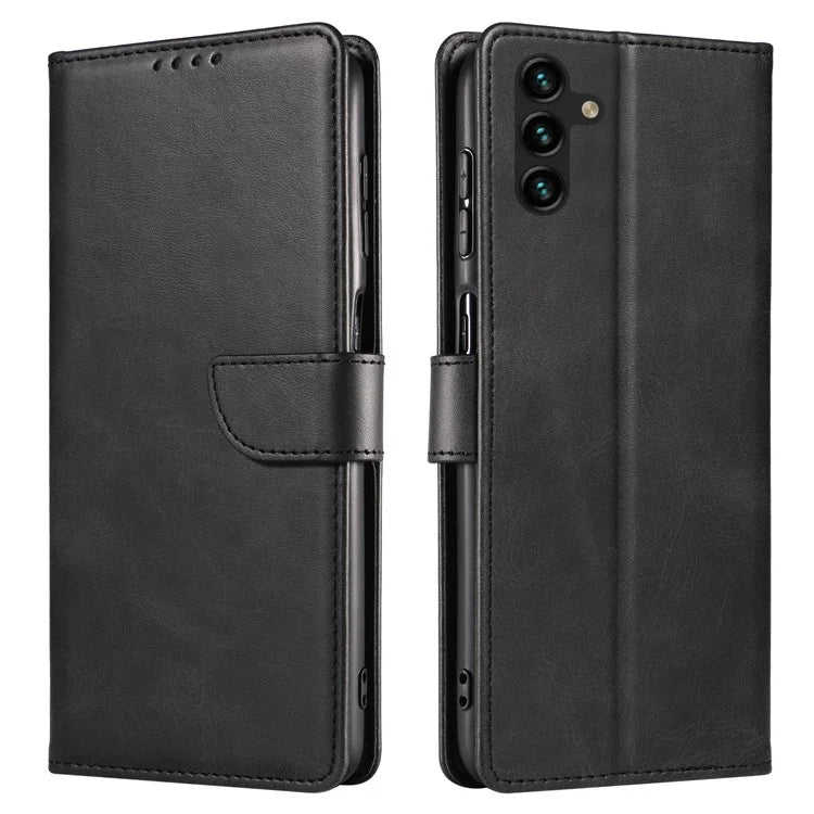 For Samsung Galaxy A05s 4G Case Leather Stand Phone Shell with Magnetic Closure