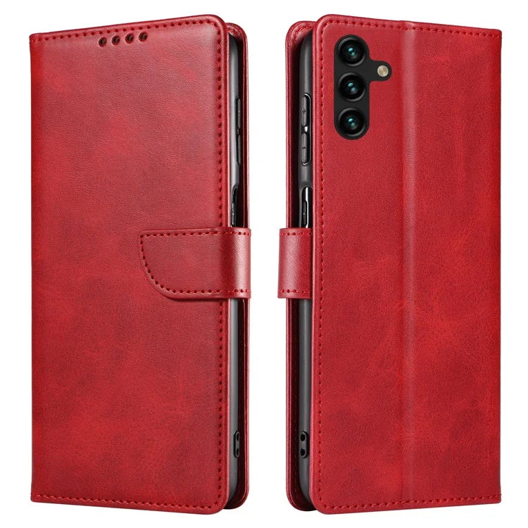 For Samsung Galaxy A05s 4G Case Leather Stand Phone Shell with Magnetic Closure