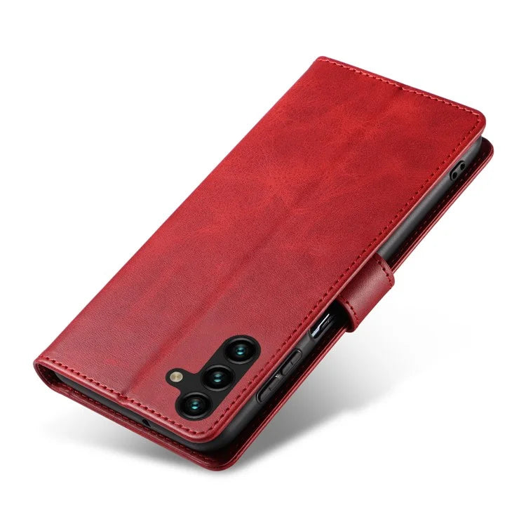 For Samsung Galaxy A05s 4G Case Leather Stand Phone Shell with Magnetic Closure