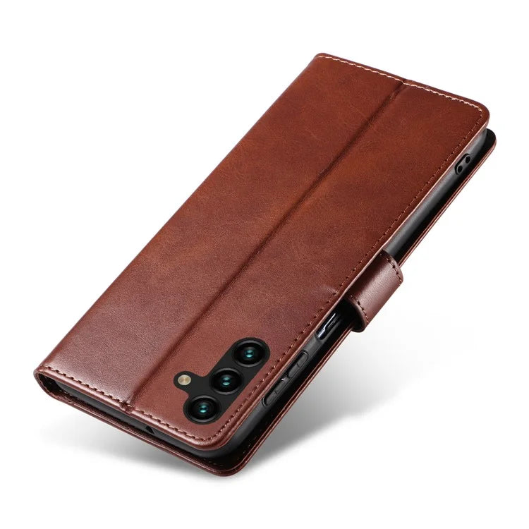 For Samsung Galaxy A05s 4G Case Leather Stand Phone Shell with Magnetic Closure