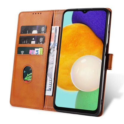 For Samsung Galaxy A05s 4G Case Leather Stand Phone Shell with Magnetic Closure