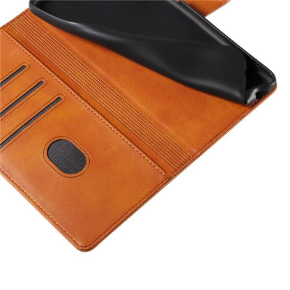For Samsung Galaxy A05s 4G Case Leather Stand Phone Shell with Magnetic Closure