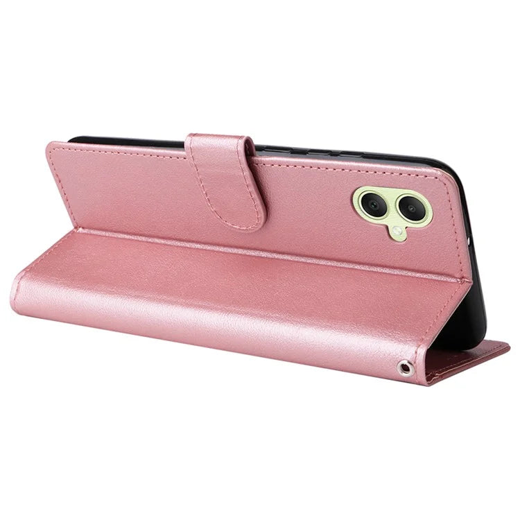 For Samsung Galaxy A05 4G Leather Case Card Slots Flip Phone Cover with Magnetic Closure