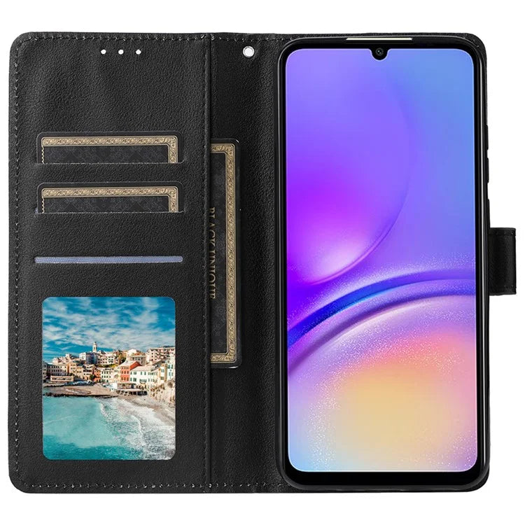 For Samsung Galaxy A05 4G Leather Case Card Slots Flip Phone Cover with Magnetic Closure