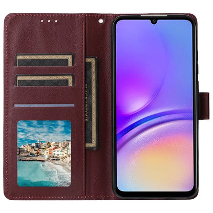 For Samsung Galaxy A05 4G Leather Case Card Slots Flip Phone Cover with Magnetic Closure