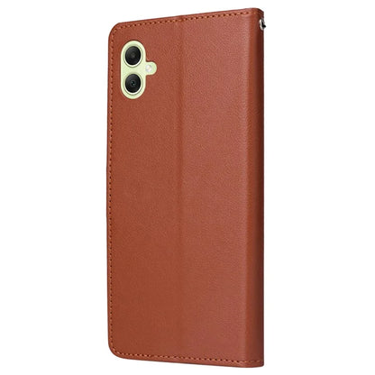 For Samsung Galaxy A05 4G Leather Case Card Slots Flip Phone Cover with Magnetic Closure