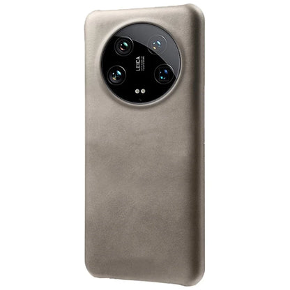 For Xiaomi 14 Ultra Shockproof PU Leather+PC Mobile Phone Cover Calf Texture Case