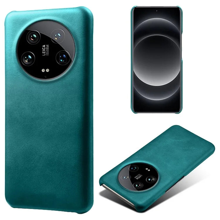 For Xiaomi 14 Ultra Shockproof PU Leather+PC Mobile Phone Cover Calf Texture Case