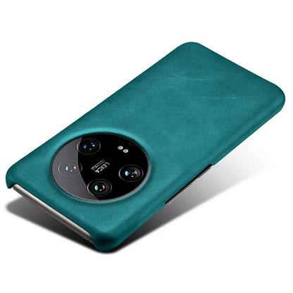 For Xiaomi 14 Ultra Shockproof PU Leather+PC Mobile Phone Cover Calf Texture Case
