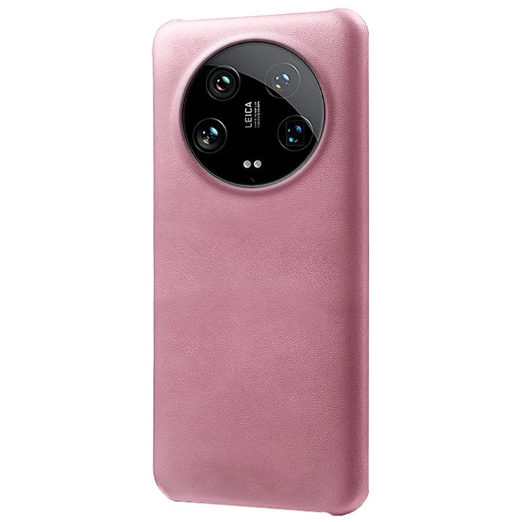 For Xiaomi 14 Ultra Shockproof PU Leather+PC Mobile Phone Cover Calf Texture Case