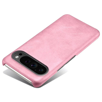 For Google Pixel 9 Pro Calf Texture Case PU Leather+PC Mobile Phone Cover