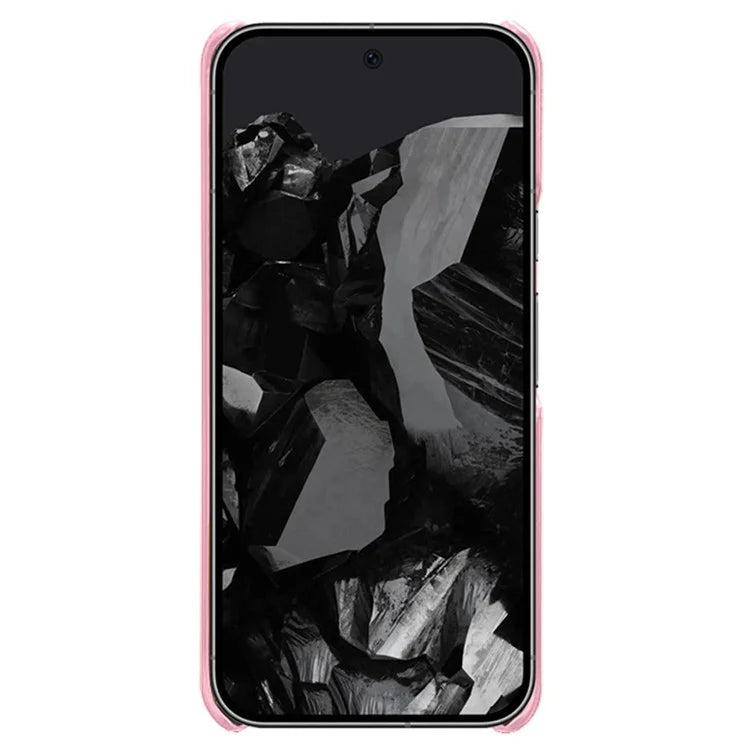 For Google Pixel 9 Pro Calf Texture Case PU Leather+PC Mobile Phone Cover