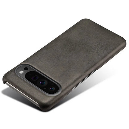 For Google Pixel 9 Pro Calf Texture Case PU Leather+PC Mobile Phone Cover