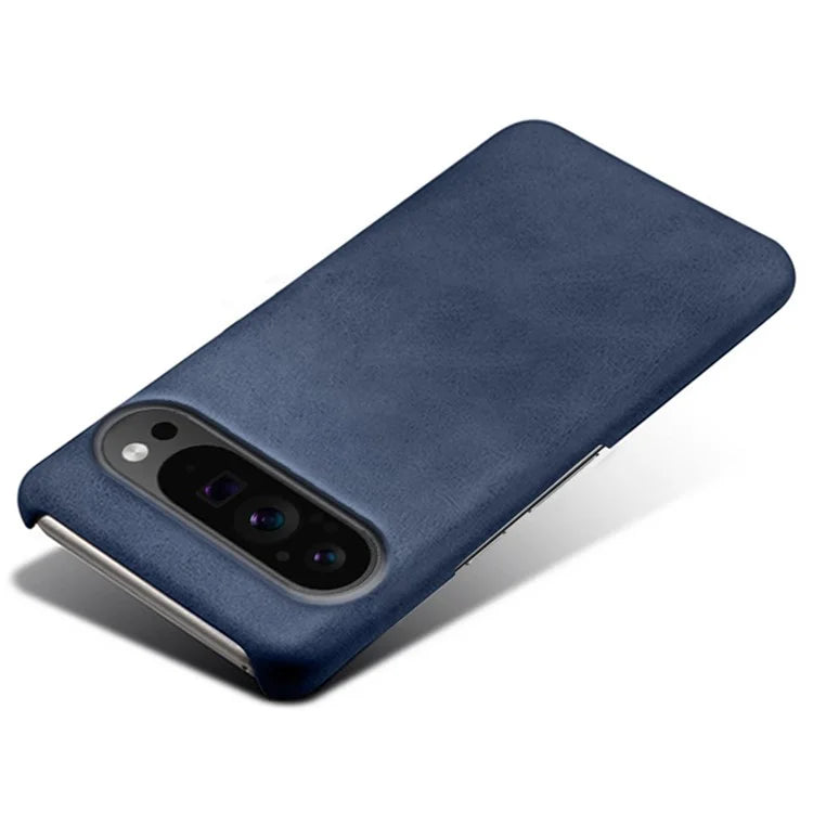 For Google Pixel 9 Pro Calf Texture Case PU Leather+PC Mobile Phone Cover