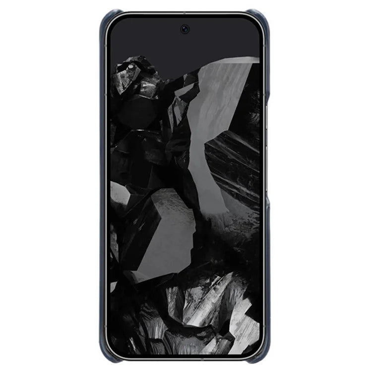 For Google Pixel 9 Pro Calf Texture Case PU Leather+PC Mobile Phone Cover