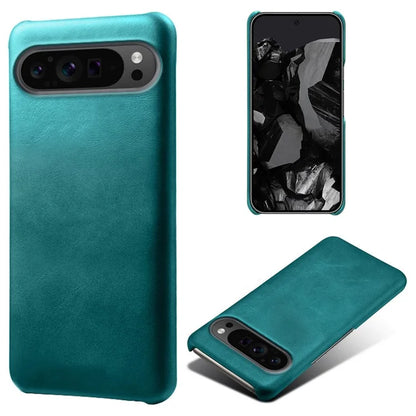 For Google Pixel 9 Pro Calf Texture Case PU Leather+PC Mobile Phone Cover