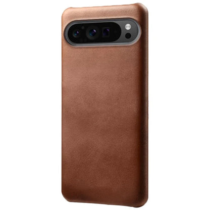 For Google Pixel 9 Pro Calf Texture Case PU Leather+PC Mobile Phone Cover