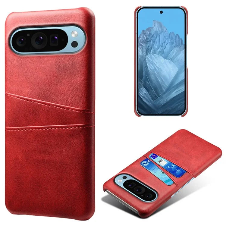 For Google Pixel 9 Phone Case Hard PC Shell with Dual Card Slots