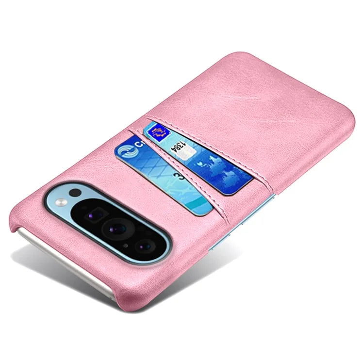 For Google Pixel 9 Phone Case Hard PC Shell with Dual Card Slots