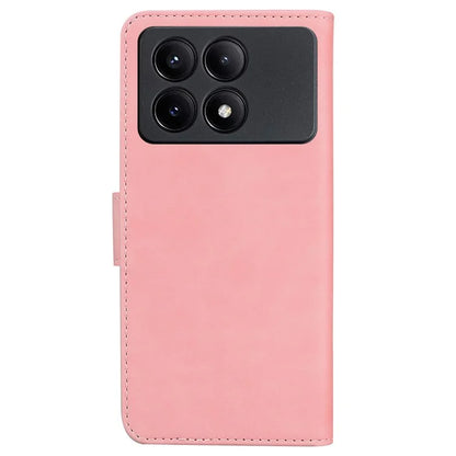 For Xiaomi Poco X6 Pro 5G / Redmi K70E 5G Anti-Scratch Phone Case Butterfly Printing Leather Flip Cover