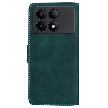 For Xiaomi Poco X6 Pro 5G / Redmi K70E 5G Anti-Scratch Phone Case Butterfly Printing Leather Flip Cover