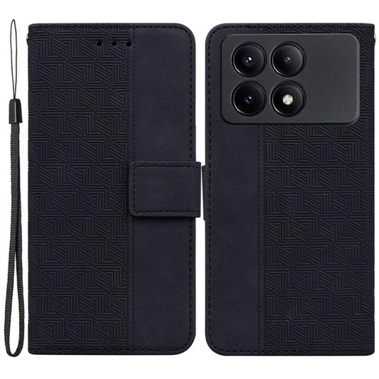 For Xiaomi Poco X6 Pro 5G / Redmi K70E 5G Anti-Drop PU Leather Cell Phone Case Wallet Stand Cover