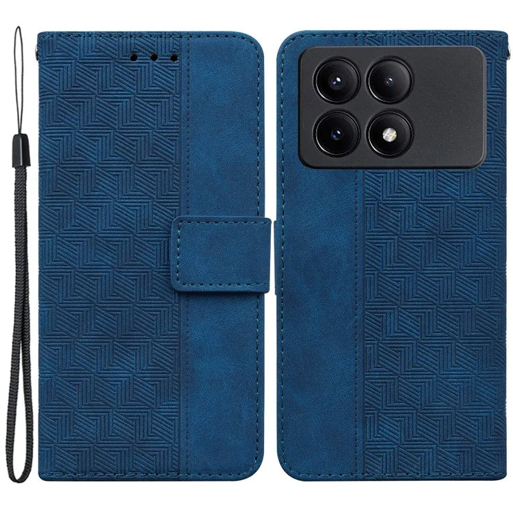For Xiaomi Poco X6 Pro 5G / Redmi K70E 5G Anti-Drop PU Leather Cell Phone Case Wallet Stand Cover