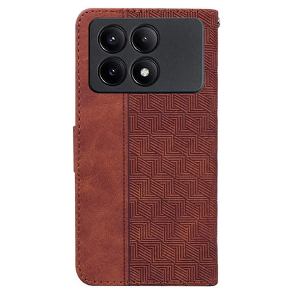 For Xiaomi Poco X6 Pro 5G / Redmi K70E 5G Anti-Drop PU Leather Cell Phone Case Wallet Stand Cover