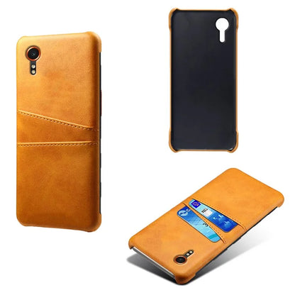 For Samsung Galaxy Xcover 7 Case Hard PC Scratch-proof Phone Cover with Dual Card Holder