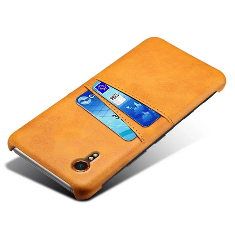 For Samsung Galaxy Xcover 7 Case Hard PC Scratch-proof Phone Cover with Dual Card Holder