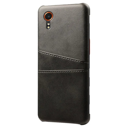 For Samsung Galaxy Xcover 7 Case Hard PC Scratch-proof Phone Cover with Dual Card Holder