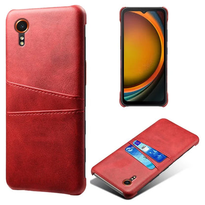 For Samsung Galaxy Xcover 7 Case Hard PC Scratch-proof Phone Cover with Dual Card Holder