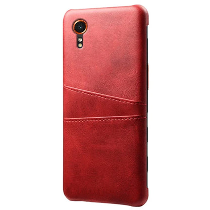 For Samsung Galaxy Xcover 7 Case Hard PC Scratch-proof Phone Cover with Dual Card Holder