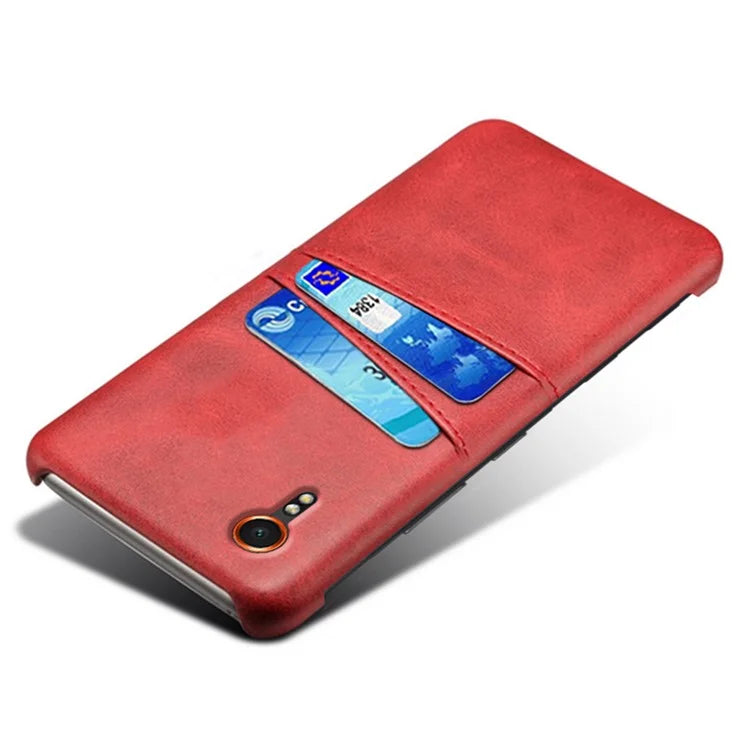 For Samsung Galaxy Xcover 7 Case Hard PC Scratch-proof Phone Cover with Dual Card Holder