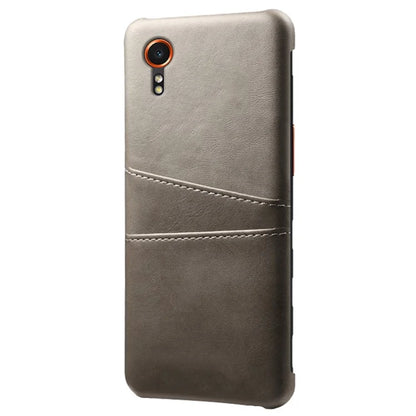 For Samsung Galaxy Xcover 7 Case Hard PC Scratch-proof Phone Cover with Dual Card Holder