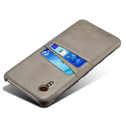 For Samsung Galaxy Xcover 7 Case Hard PC Scratch-proof Phone Cover with Dual Card Holder