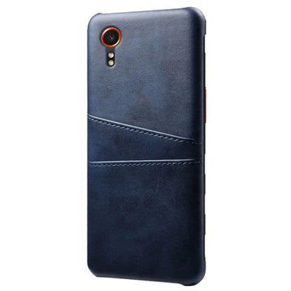 For Samsung Galaxy Xcover 7 Case Hard PC Scratch-proof Phone Cover with Dual Card Holder