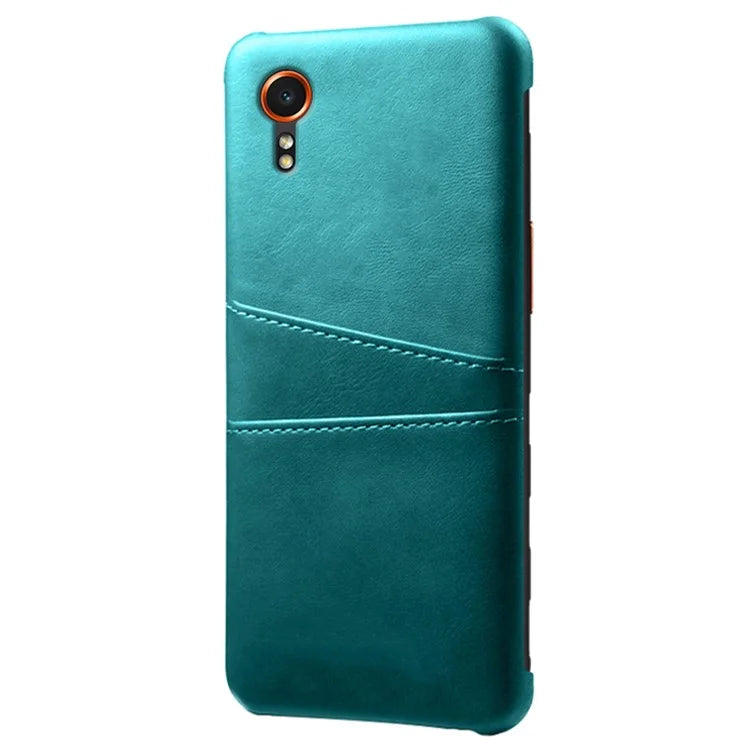 For Samsung Galaxy Xcover 7 Case Hard PC Scratch-proof Phone Cover with Dual Card Holder