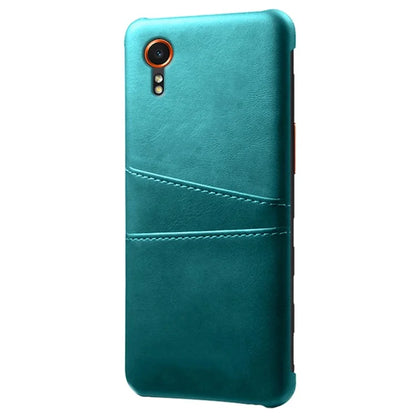 For Samsung Galaxy Xcover 7 Case Hard PC Scratch-proof Phone Cover with Dual Card Holder