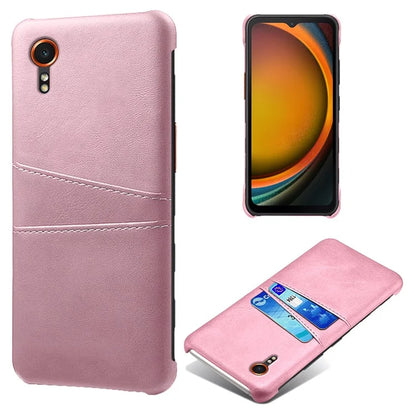 For Samsung Galaxy Xcover 7 Case Hard PC Scratch-proof Phone Cover with Dual Card Holder