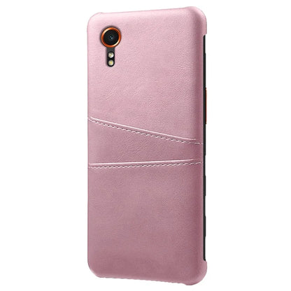 For Samsung Galaxy Xcover 7 Case Hard PC Scratch-proof Phone Cover with Dual Card Holder