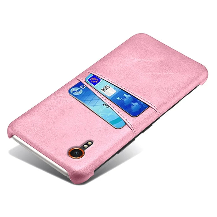 For Samsung Galaxy Xcover 7 Case Hard PC Scratch-proof Phone Cover with Dual Card Holder