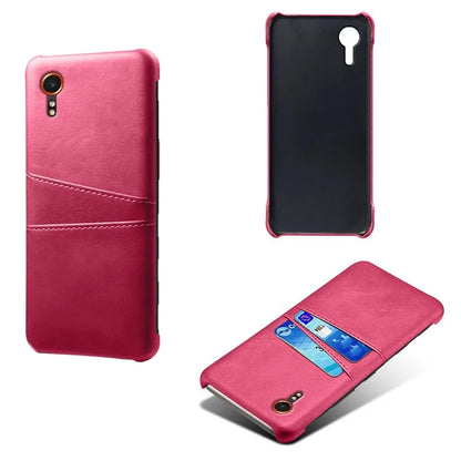 For Samsung Galaxy Xcover 7 Case Hard PC Scratch-proof Phone Cover with Dual Card Holder