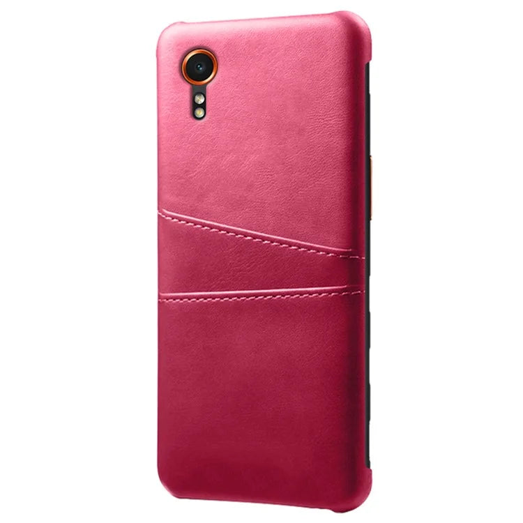 For Samsung Galaxy Xcover 7 Case Hard PC Scratch-proof Phone Cover with Dual Card Holder
