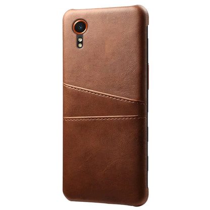 For Samsung Galaxy Xcover 7 Case Hard PC Scratch-proof Phone Cover with Dual Card Holder